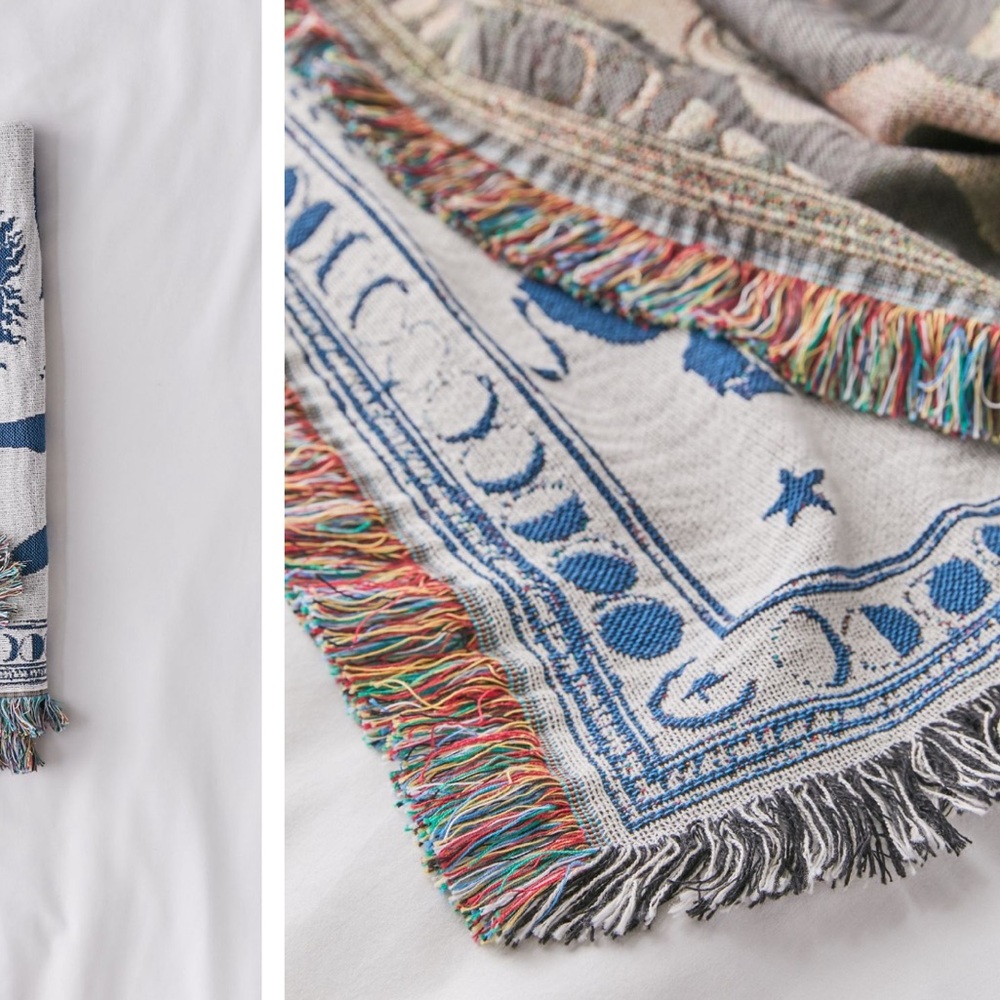 ๐น {PRICE FIRM} UO Zodiac Woven Throw Blanket/Tapestry - Picture 4 of 12